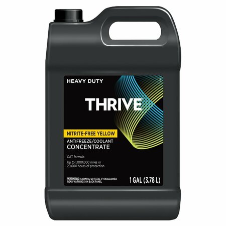 THRIVE Global Auto Yellow Extended Life Antifreeze/Coolant Concentrate 3/1 Gal Case 803100